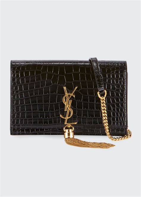 ysl mens monogram croc wallet|Saint Laurent.